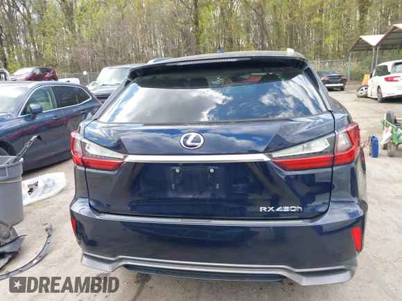 2016 Lexus RX 450h with VIN 2T2BGMCA1GC001086, listed as a IAAI auction lot 42051184 with 65,485 mi miles and . Bid and sale history available at DreamBid. Image 16.