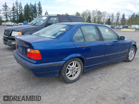 1998 BMW 3 Series 328iA with VIN WBACD4325WAV64684, listed as a IAAI auction lot 42032472 with 240,264 mi miles. Bid and sale history available at carsss.com. Image 4.