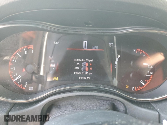 2019 Dodge Durango GT Plus with VIN 1C4RDJDG9KC599345, listed as a Copart auction lot 66166294 with 89,153 mi miles and Salvage title. Bid and sale history available at DreamBid. Image 9.