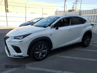 2018 Lexus NX with VIN JTJYARBZ8J2102035, listed as a Copart auction lot 50839495 with 54,868 mi miles and Salvage Title. Bid and sale history available at carsss.com. Image 1.