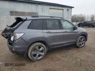 2021 Honda Passport Touring with VIN 5FNYF8H9XMB018998, listed as a Copart auction lot 46836075 with 190,925 mi miles and Salvage Title. Bid and sale history available at carsss.com. Image 3.