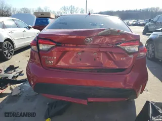 2021 Toyota Corolla LE with VIN 5YFEPMAE1MP184265, listed as a Copart auction lot 85900514 with 121,831 mi miles and Salvage Title. Bid and sale history available at carsss.com. Image 6.