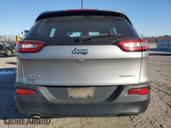 2016 Jeep Cherokee Altitude with VIN 1C4PJMAB1GW169745, listed as a Copart auction lot 87841715 with 80,155 mi miles and Salvage title. Bid and sale history available at DreamBid. Image 6.