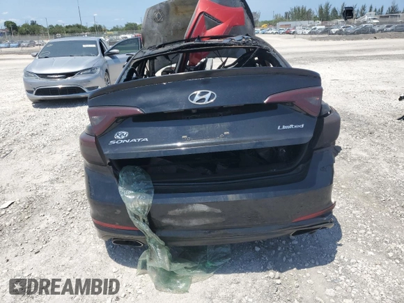 2015 Hyundai Sonata Sport with VIN 5NPE34AF6FH117682, listed as a Copart auction lot 55990005 with Not provided miles and Non repairable. Bid and sale history available at DreamBid. Image 6.