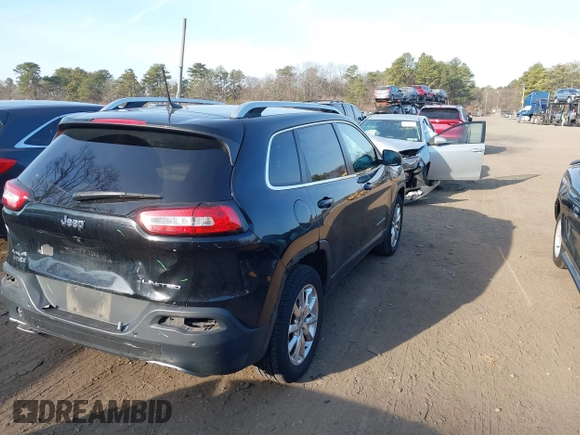 2017 Jeep Cherokee Limited with VIN 1C4PJMDS3HW562028, listed as a IAAI auction lot 41786590 with 80,589 mi miles and . Bid and sale history available at DreamBid. Image 4.