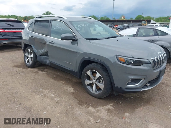 2021 Jeep Cherokee Limited with VIN 1C4PJMDX6MD197524, listed as a IAAI auction lot 42264197 with 47,077 mi miles and . Bid and sale history available at DreamBid. Image 1.