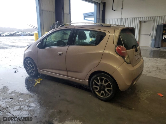 2013 Chevrolet Spark LT with VIN KL8CF6S92DC500250, listed as a Copart auction lot 44925455 with 163,476 mi miles and Salvage Title. Bid and sale history available at carsss.com. Image 2.
