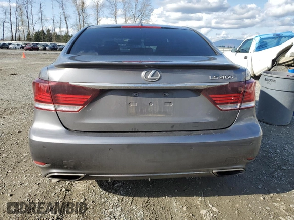 2014 Lexus LS 460 z VIN JTHBL5EF3E5125562, wystawiony jako Copart lot #51831755 z przebiegiem 85 171 mil mil oraz Szkoda całkowita • Salvage title. Historia ofert i sprzedaży dostępna na DreamBid. Obrazek 6.