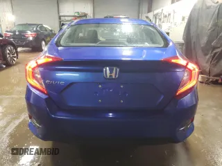 2016 Honda Civic EX with VIN 19XFC2F78GE006714, listed as a Copart auction lot 52532605 with 96,013 mi miles and Salvage Title. Bid and sale history available at DreamBid. Image 6.