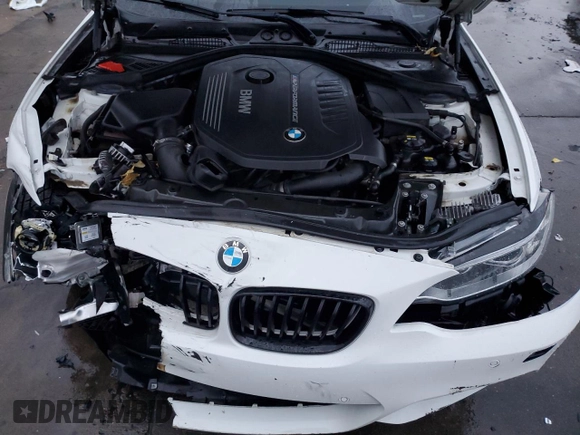 2017 BMW 2 Series M240i xDrive with VIN WBA2G3C30HV641463, listed as a Copart auction lot 77101614 with 76,571 mi miles and Salvage Title. Bid and sale history available at carsss.com. Image 11.