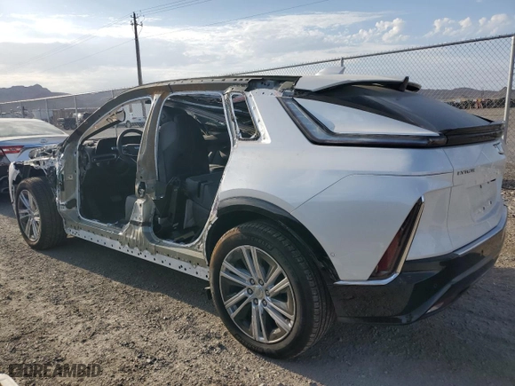 2024 Cadillac LYRIQ Tech with VIN 1GYKPMRK5RZ103496, listed as a Copart auction lot 66626774 with 5,335 mi miles and Salvage Title. Bid and sale history available at carsss.com. Image 2.