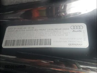 2009 Audi A8 4.2L z VIN WAUMV94E39N007602, wystawiony jako Copart lot #54664901 z przebiegiem 128 283 mil mil oraz Nie do naprawy • Non repairable. Historia ofert i sprzedaży dostępna na DreamBid. Obrazek 10.