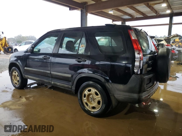 2006 Honda CR-V LX with VIN SHSRD68516U408072, listed as a Copart auction lot 50876545 with 224,465 mi miles and Salvage Title. Bid and sale history available at DreamBid. Image 2.