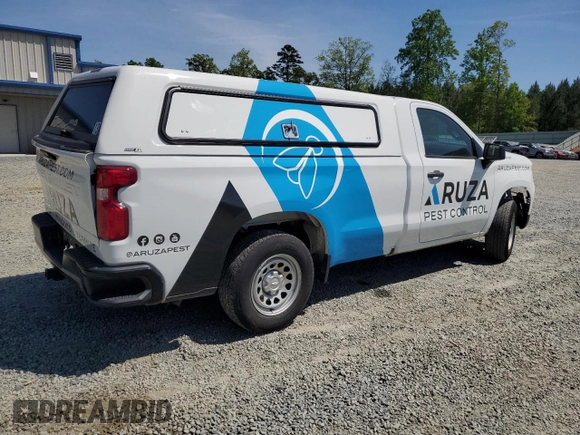 2022 Chevrolet Silverado 1500 Work Truck with VIN 3GCNAAEK5NG506171, listed as a Copart auction lot 51511364 with 31,285 mi miles and Salvage Title. Bid and sale history available at DreamBid. Image 3.