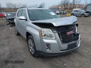 2015 GMC Terrain SLT with VIN 2GKFLXE38F6217989, listed as a IAAI auction lot 41829156 with 97,390 mi miles and . Bid and sale history available at carsss.com. Image 1.