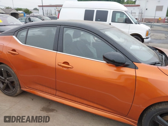 2025 Nissan Sentra SR with VIN 3N1AB8DV1SY278758, listed as a IAAI auction lot 42121523 with 2,866 mi miles and . Bid and sale history available at DreamBid. Image 14.