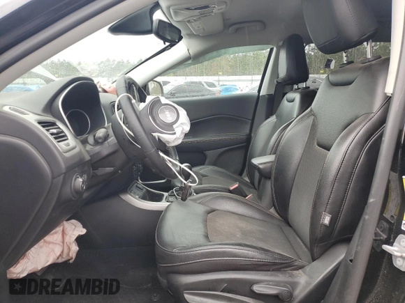 2019 Jeep Compass Altitude with VIN 3C4NJCBB8KT772853, listed as a Copart auction lot 87075124 with 91,746 mi miles and Salvage Title. Bid and sale history available at carsss.com. Image 7.