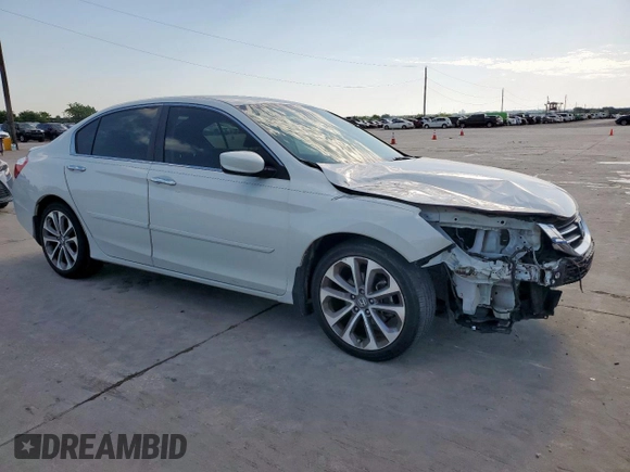 2013 Honda Accord Sport with VIN 1HGCR2F57DA045164, listed as a Copart auction lot 55986915 with 92,937 mi miles and Salvage Title. Bid and sale history available at DreamBid. Image 4.