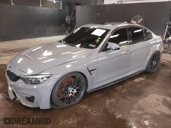 2018 BMW M3 with VIN WBS8M9C53J5J79991, listed as a IAAI auction lot 41881835 with 59,668 mi miles and . Bid and sale history available at DreamBid. Image 2.