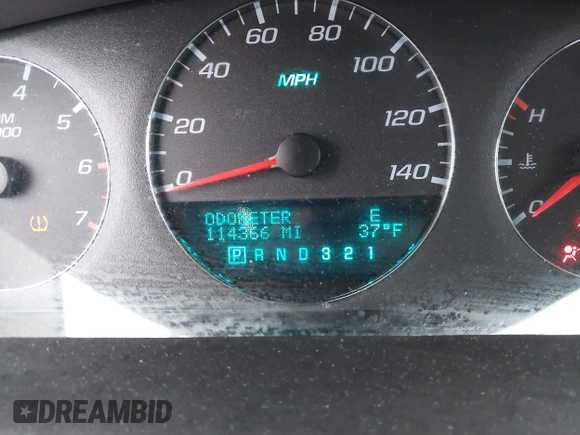 2009 Chevrolet Impala LT with VIN 2G1WT57K091161626, listed as a IAAI auction lot 41999593 with 114,366 mi miles and . Bid and sale history available at DreamBid. Image 15.
