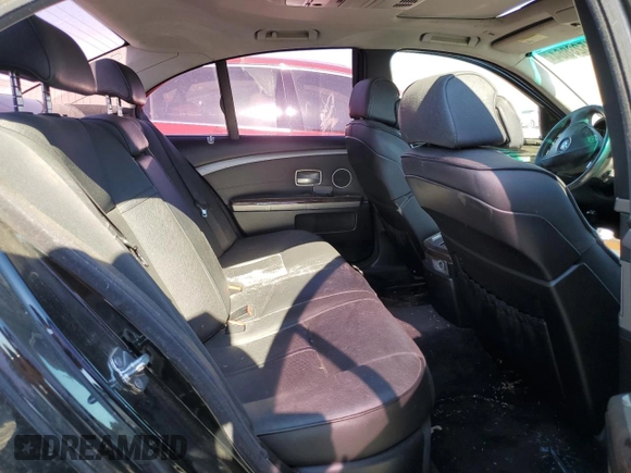2008 BMW 7 Series 750i with VIN WBAHL835X8DT13297, listed as a Copart auction lot 61523864 with Not Provided miles and Salvage Title. Bid and sale history available at DreamBid. Image 10.