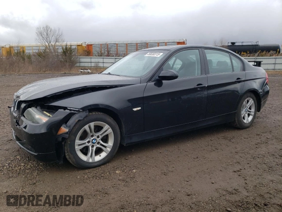 2008 BMW 3 Series 328xi z VIN WBAVC93568K043800, wystawiony jako Copart lot #49830315 z przebiegiem 183 075 mil mil oraz Szkoda całkowita • Salvage title. Historia ofert i sprzedaży dostępna na DreamBid. Obrazek 1.