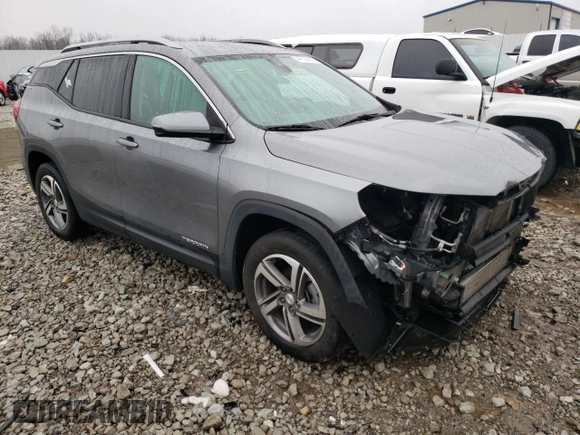 2020 GMC Terrain SLT with VIN 3GKALVEV9LL176943, listed as a Copart auction lot 44705425 with 105,805 mi miles and Non Repairable. Bid and sale history available at carsss.com. Image 4.