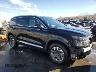 2022 Hyundai Santa Fe Hybrid Blue with VIN KM8S2DA1XNU036078, listed as a Copart auction lot 86357354 with 39,723 mi miles and Salvage Title. Bid and sale history available at carsss.com. Image 4.