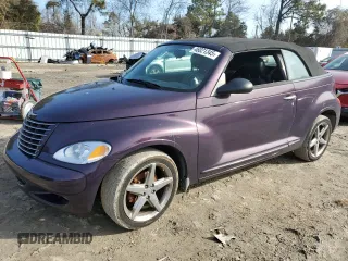 2005 Chrysler PT Cruiser GT with VIN 3C3AY75SX5T526246, listed as a Copart auction lot 46021345 with 213,602 mi miles and Salvage Title. Bid and sale history available at carsss.com. Image 1.