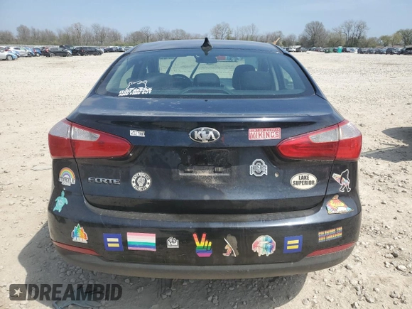 2014 Kia Forte LX with VIN KNAFK4A62E5194259, listed as a Copart auction lot 53288195 with 175,268 mi miles and Salvage Title. Bid and sale history available at carsss.com. Image 6.
