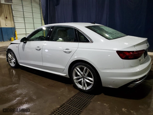 2022 Audi A4 Sedan S line Premium Plus with VIN WAUEAAF4XNA015607, listed as a Copart auction lot 86852144 with 30,602 mi miles and Salvage Title. Bid and sale history available at carsss.com. Image 2.