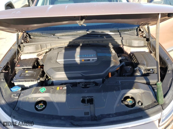 2020 Hyundai NEXO Limited with VIN KM8J84A69LU007979, listed as a Copart auction lot 88574595 with 21,640 mi miles and Salvage Title. Bid and sale history available at carsss.com. Image 12.