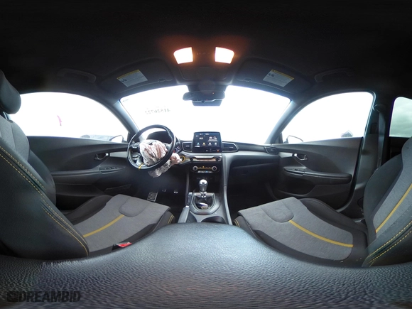 2019 Hyundai Veloster Turbo with VIN KMHTH6AB3KU020193, listed as a IAAI auction lot 41526722 with 54,697 mi miles. Bid and sale history available at carsss.com. Image 18.