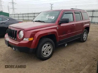 2017 Jeep Patriot Sport with VIN 1C4NJRBB6HD197024, listed as a Copart auction lot 60990735 with 36,410 mi miles and Salvage title. Bid and sale history available at DreamBid. Image 1.