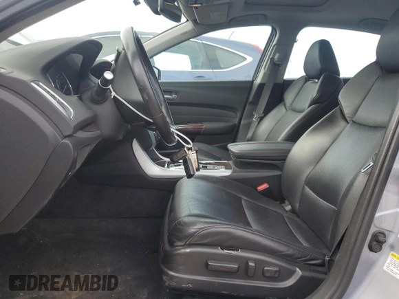 2015 Acura TLX Technology with VIN 19UUB3F52FA007911, listed as a Copart auction lot 53908675 with 119,995 mi miles and Salvage title. Bid and sale history available at DreamBid. Image 7.