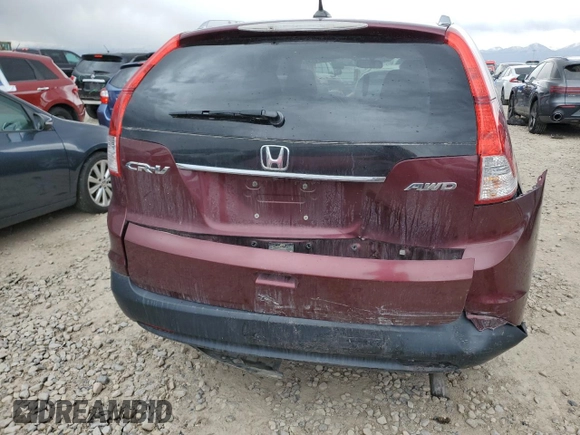 2012 Honda CR-V EX-L with VIN 5J6RM4H79CL008177, listed as a Copart auction lot 51071735 with 145,099 mi miles and Salvage Title. Bid and sale history available at carsss.com. Image 6.