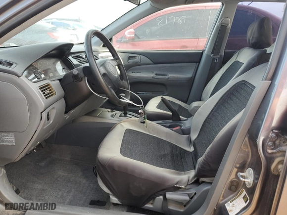 2005 Mitsubishi Lancer ES with VIN JA3AJ26E55U005743, listed as a Copart auction lot 82231684 with 204,438 mi miles and Salvage Title. Bid and sale history available at carsss.com. Image 7.