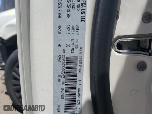 2017 Dodge Journey Crossroad Plus z VIN 3C4PDDGG6HT622985, wystawiony jako Copart lot #62082325 z przebiegiem 193 531 mil mil oraz Szkoda całkowita • Salvage title. Historia ofert i sprzedaży dostępna na DreamBid. Obrazek 14.