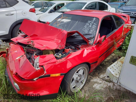 1992 Toyota MR2 z VIN SW200060858, wystawiony jako Copart lot #55721554 z przebiegiem 22 277 mil mil oraz Nie do naprawy • Non repairable. Historia ofert i sprzedaży dostępna na DreamBid. Obrazek 1.