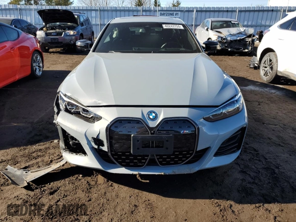 2023 BMW i4 M50 with VIN WBY33AW0XPFN41239, listed as a Copart auction lot 40243724 with 16,063 mi miles and Clean Title. Bid and sale history available at carsss.com. Image 5.