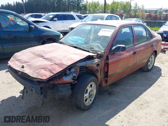 1998 Chevrolet Prizm Lsi with VIN 1Y1SK5285WZ433722, listed as a IAAI auction lot 42093955 with 1 mi miles. Bid and sale history available at carsss.com. Image 2.
