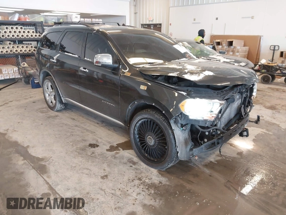 2011 Dodge Durango Citadel with VIN 1D4SE5GT6BC632724, listed as a IAAI auction lot 41590123 with 118,509 mi miles and . Bid and sale history available at DreamBid. Image 1.