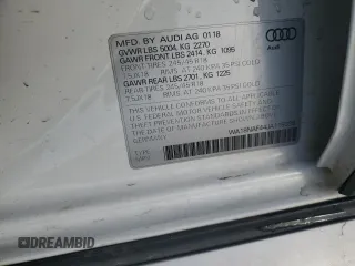 2018 Audi A4 allroad Premium Plus with VIN WA18NAF44JA119339, listed as a Copart auction lot 46049445 with 102,755 mi miles and Salvage Title. Bid and sale history available at carsss.com. Image 12.
