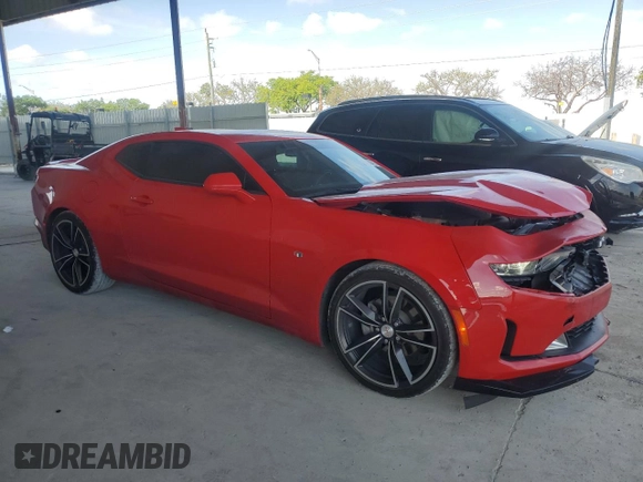 2021 Chevrolet Camaro 1LT with VIN 1G1FB1RS9M0123471, listed as a Copart auction lot 56180435 with 24,703 mi miles and Salvage title. Bid and sale history available at DreamBid. Image 4.