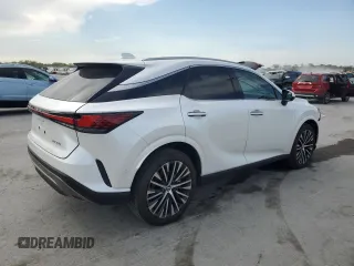 2024 Lexus RX 350 z VIN 2T2BAMBA0RC039771, wystawiony jako Copart lot #53537975 z przebiegiem 6 421 mil mil oraz Szkoda całkowita • Salvage title. Historia ofert i sprzedaży dostępna na DreamBid. Obrazek 3.
