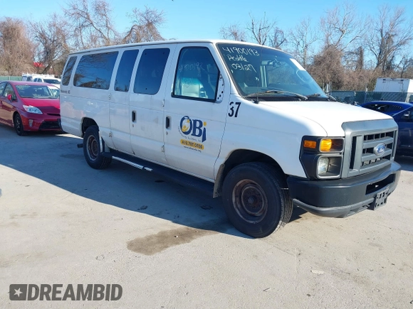 2009 Ford Econoline Passenger XL with VIN 1FBSS31L29DA79811, listed as a IAAI auction lot 41900193 with 245,501 mi miles and . Bid and sale history available at DreamBid. Image 1.