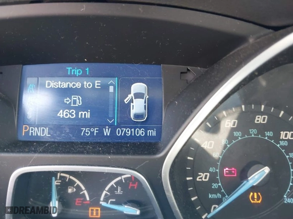 2013 Ford Focus SE with VIN 1FADP3K25DL339652, listed as a IAAI auction lot 41872529 with 79,106 mi miles. Bid and sale history available at carsss.com. Image 7.