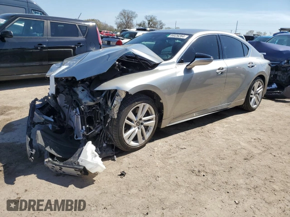 2021 Lexus IS 300 with VIN JTHAA1D22M5115970, listed as a Copart auction lot 44426264 with 24,432 mi miles and Non repairable. Bid and sale history available at DreamBid. Image 1.