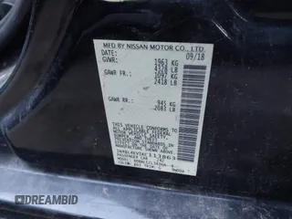 2019 Nissan Altima 2.5 SL with VIN 1N4BL4EV1KC113863, listed as a IAAI auction lot 41723231 with 99,165 mi miles. Bid and sale history available at carsss.com. Image 9.