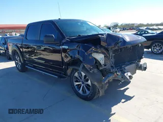 2019 Ford F-150 XL with VIN 1FTEW1CP3KKC76120, listed as a IAAI auction lot 41650089 with 161,801 mi miles and . Bid and sale history available at carsss.com. Image 1.